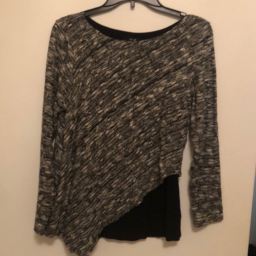 Black and white sweater